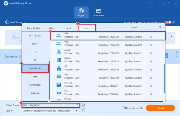 Select Ps4 Output Format