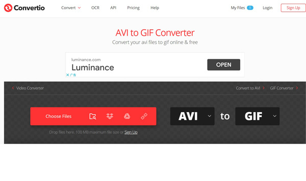 Convertio AVI to GIF