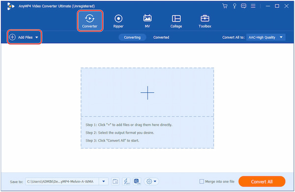 Import WMA for Conversion