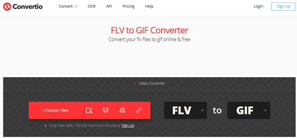 Convertio FLV to Gif