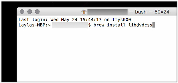 Brew Install Libdvdcss