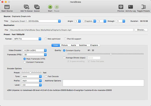 Handbrake Video Converter for Mac