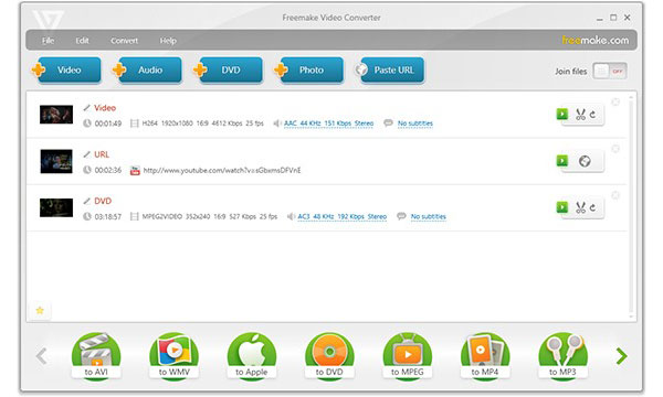 Freemake video converter