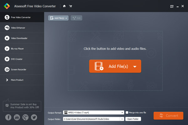  Aiseesoft Free Video Converter