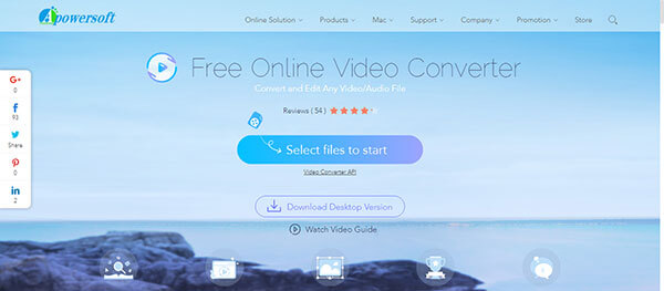 Apowersoft Free Online Video Converter