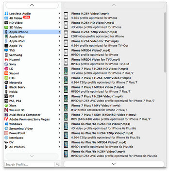 Choose output format