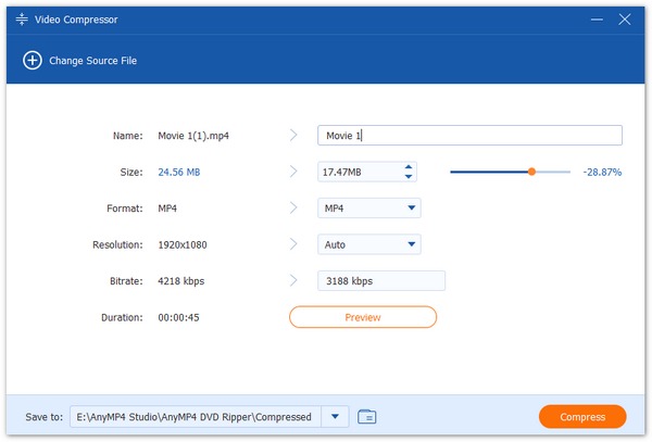 Compress Video File Size