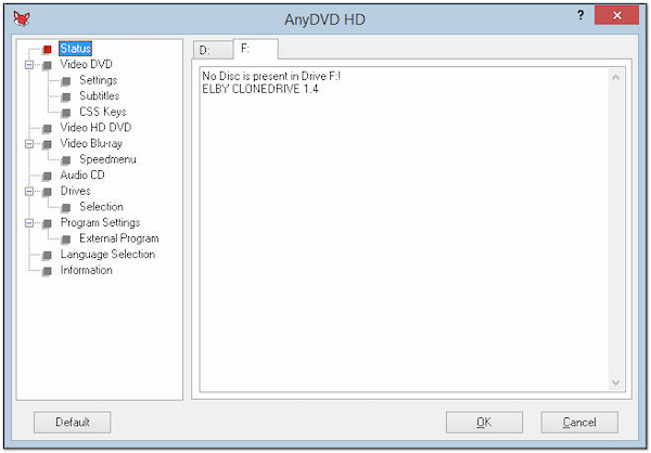 Anydvd HD Annalog Jamming Signals