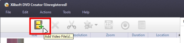 Xilisoft DVD Creator Adds Video Files