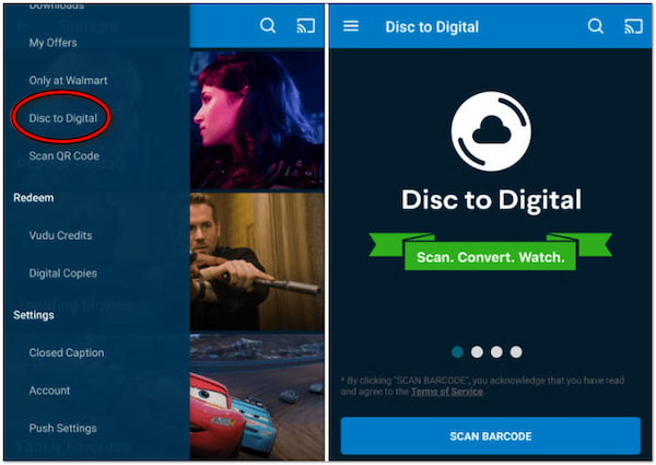 Convert DVD to Digital in Vudu