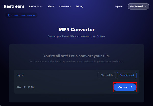 Restream Mp4 Converter Start Convert Dvd