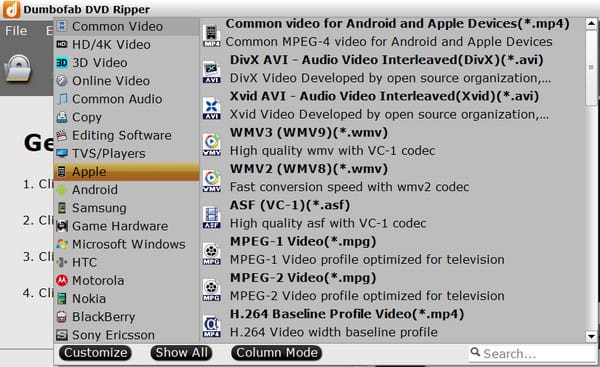 Dumbofab Dvd Ripper Output Formats