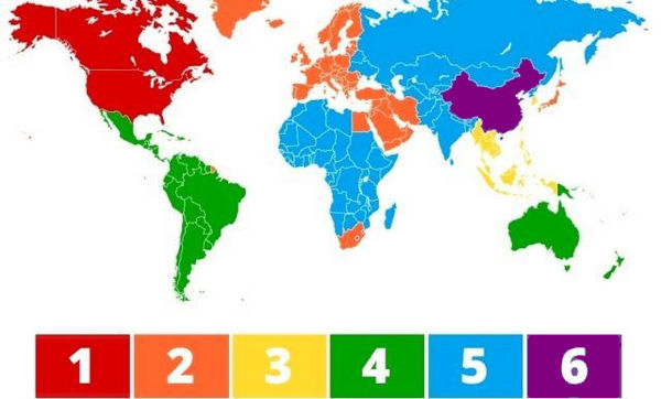 Dvd Region Code Map