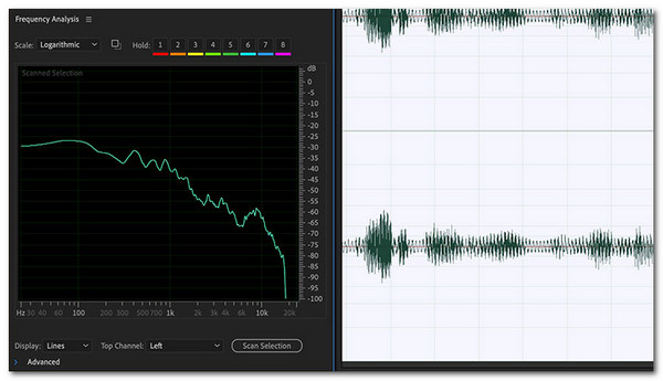 Audition Analysis Remove Noise