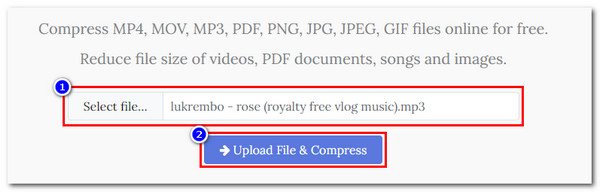 Best Audio Compressor Online YOUCOMPRESS Uploading