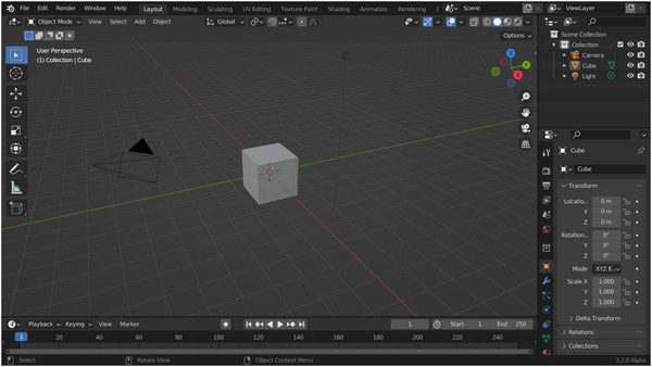 Blender Interfacee