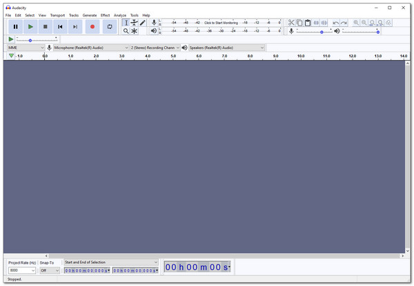 Compress Audio Audacity Interface