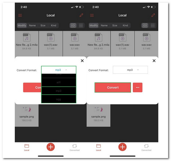 iConv App Convert MP3