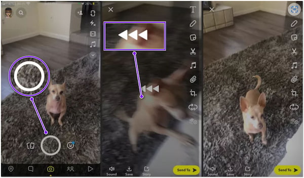 Snapchat Video Reverser