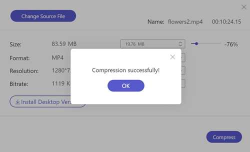 Compress a Video File Online