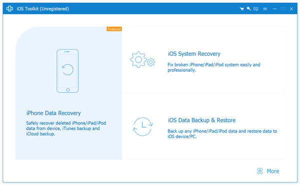 Choose iOS Data Backup & Restore