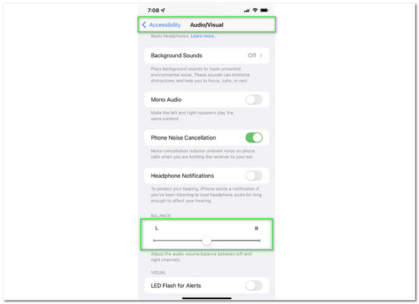 Airpods Audio Setting Balance