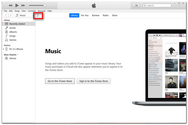 iTunes Sleect iPhone