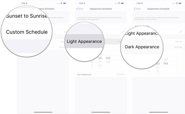 iOS Custome Schedule