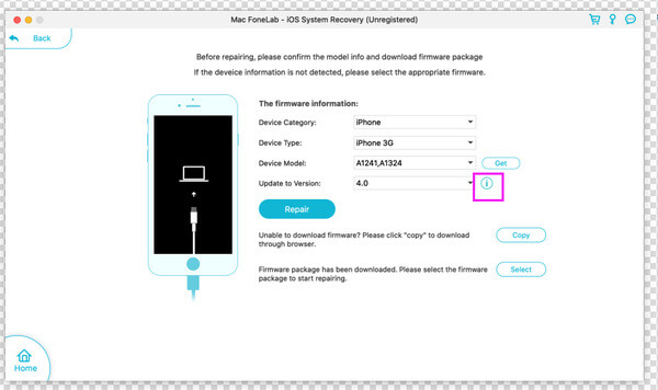 Firmware information