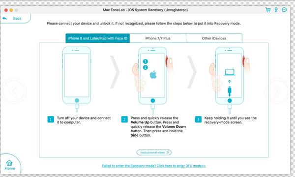 Put iPhone into recovery mode