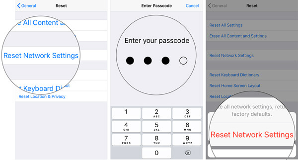 Reset Network Settings On iPhone