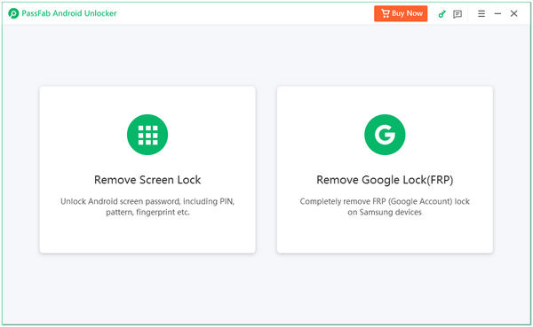 FRP bypass PassFab Remove Screen Lock