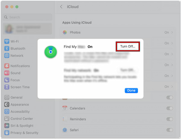 Turn Off Find My