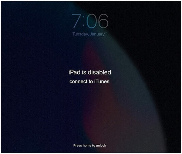 iPad Disabled Screen