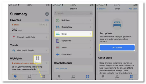 IOS Sleep Get Started