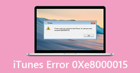 iTunes Error 0xe8000015