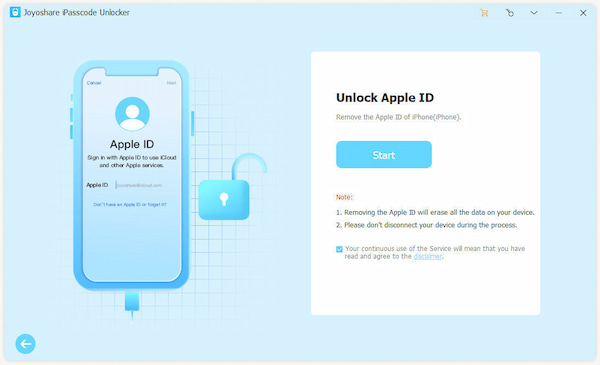 Joyoshare Unlock Apple Id