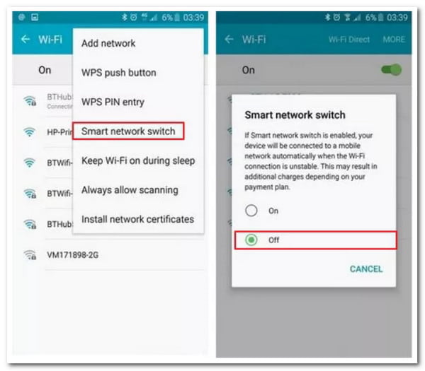 Smart Network Swift Turn Off