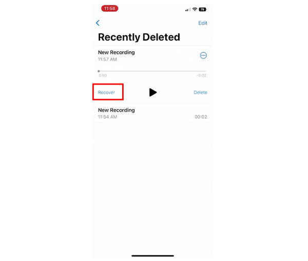 Voice Memos Recover