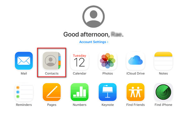 iCloud Contacts