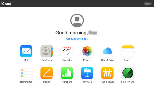 View iCloud Online