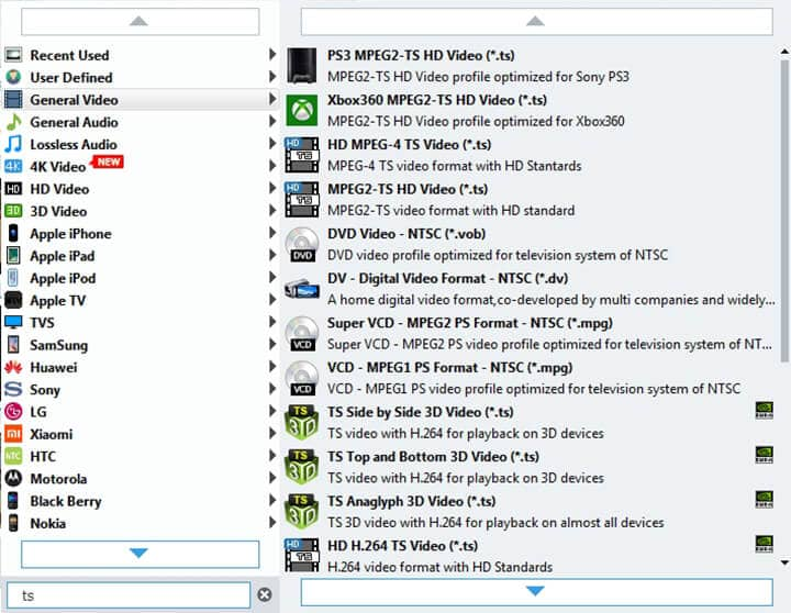 Add video and set output format