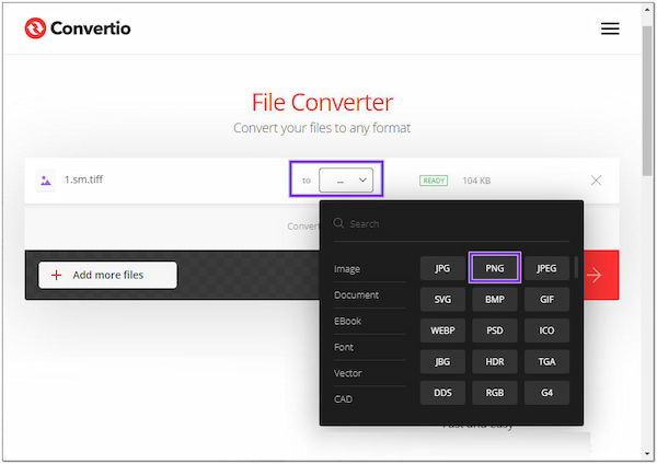 Convertio File Converter Three Dot