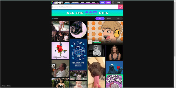 Browse A Gif from Giphy