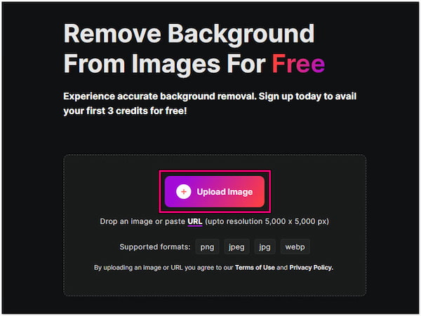 Upload Image in Erase