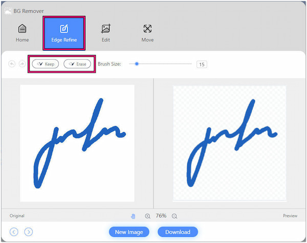 Refine Edges for Precise Cutout