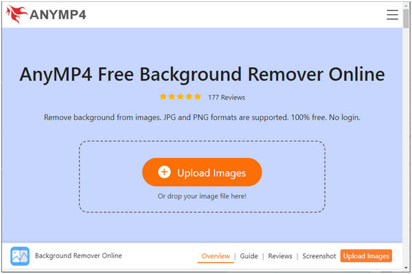 Remove Background Google Slides AnyMP4 Upload