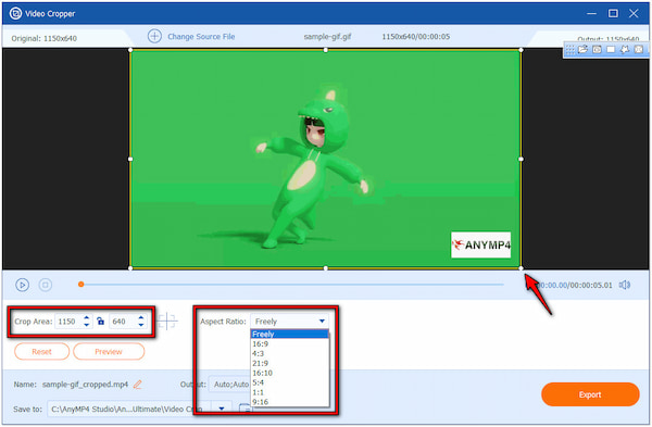 Choose Crop Method