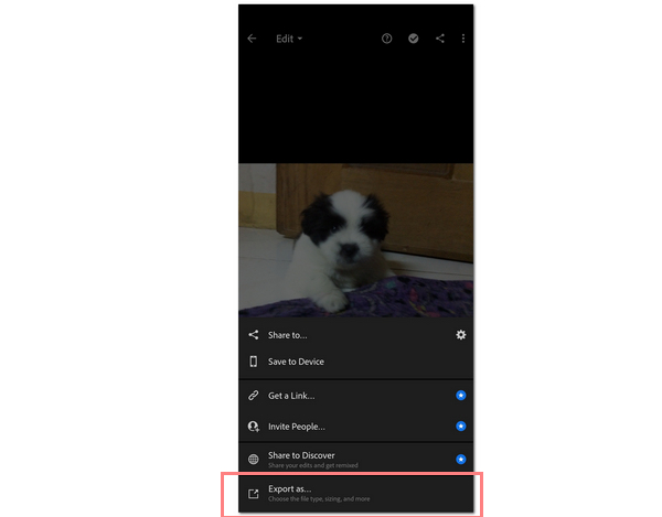 Adobe Lightroom Remove Watermark Select Export As