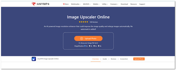 AnyMP4 Image Upscaler Online